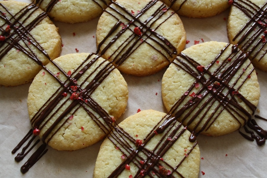 biscotti con pepe rosa
