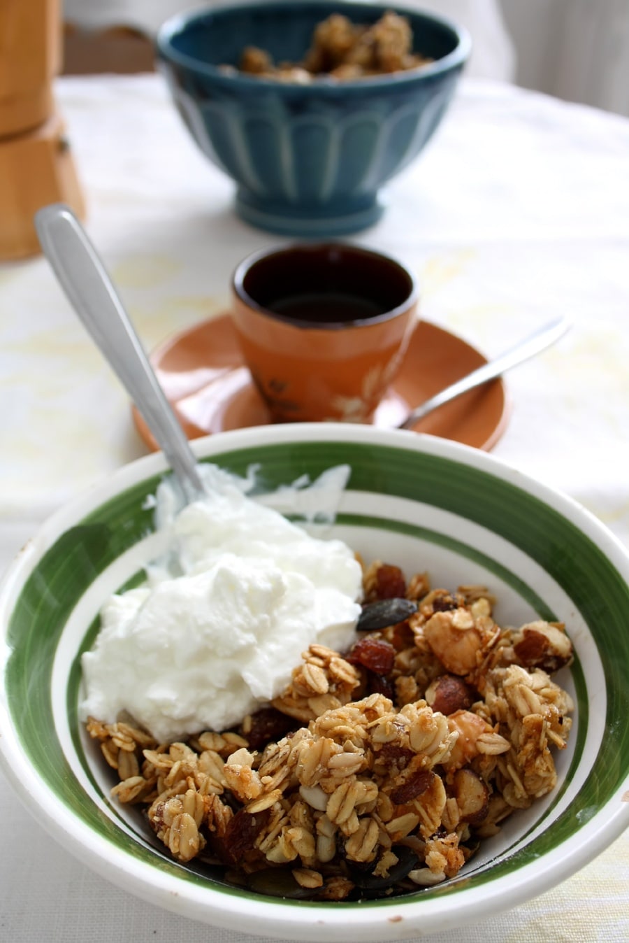 muesli con yogurt