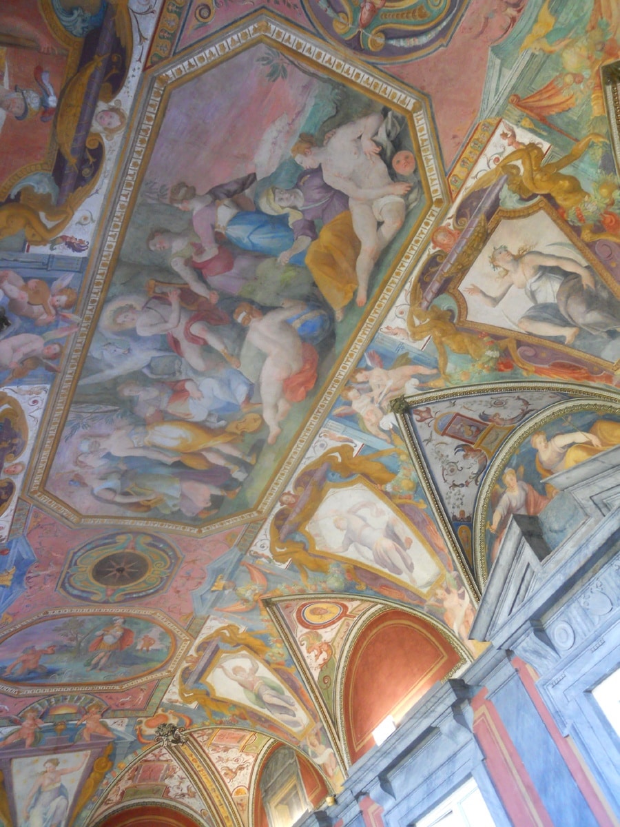 soffitto villa bottini lucca