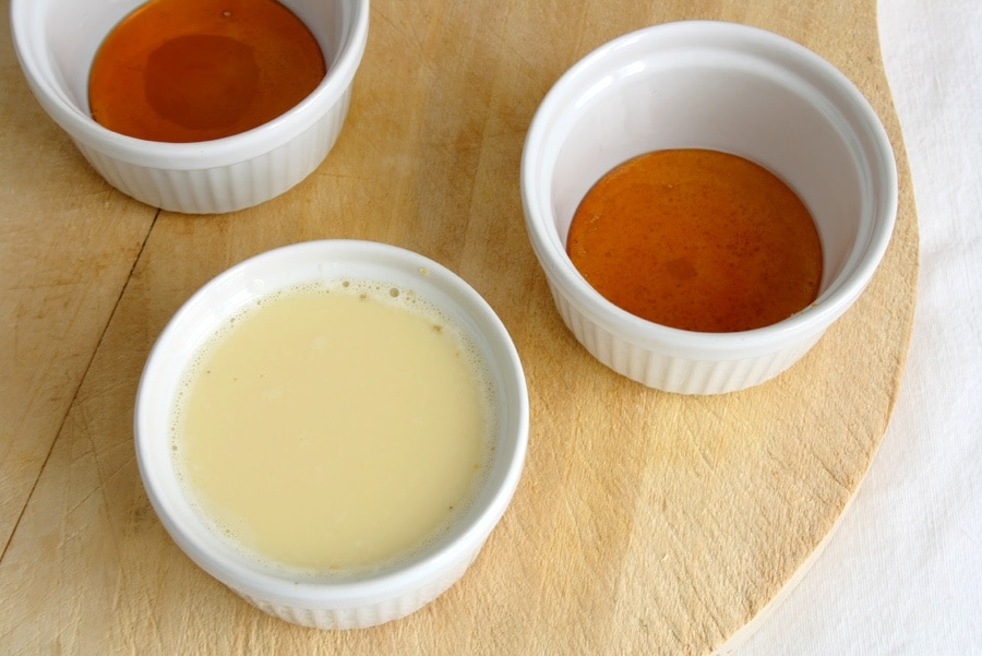 Creme caramel all'arancia speziato