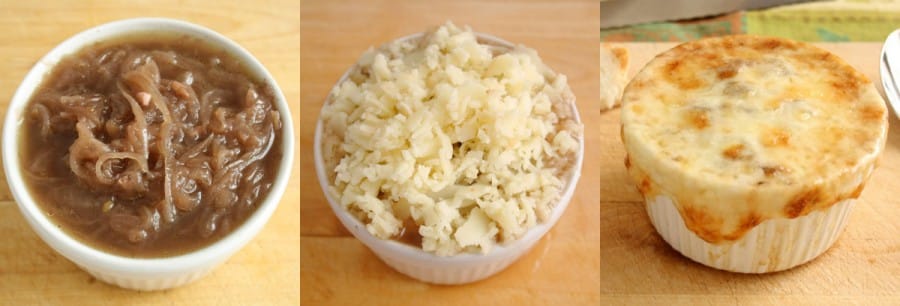 fasi preparazione zuppa di cipolle