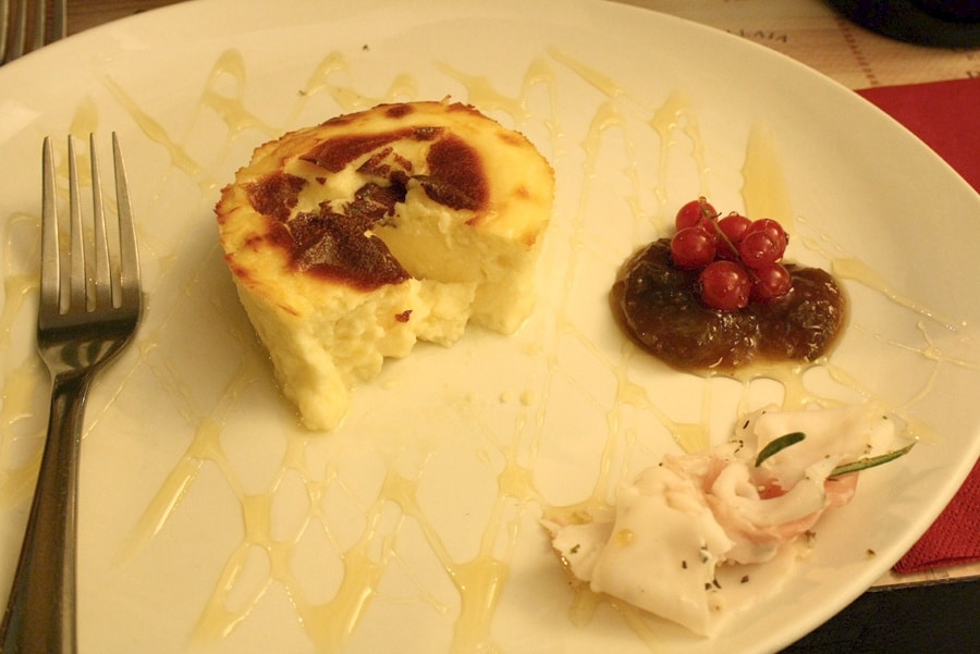 flan castelmagno