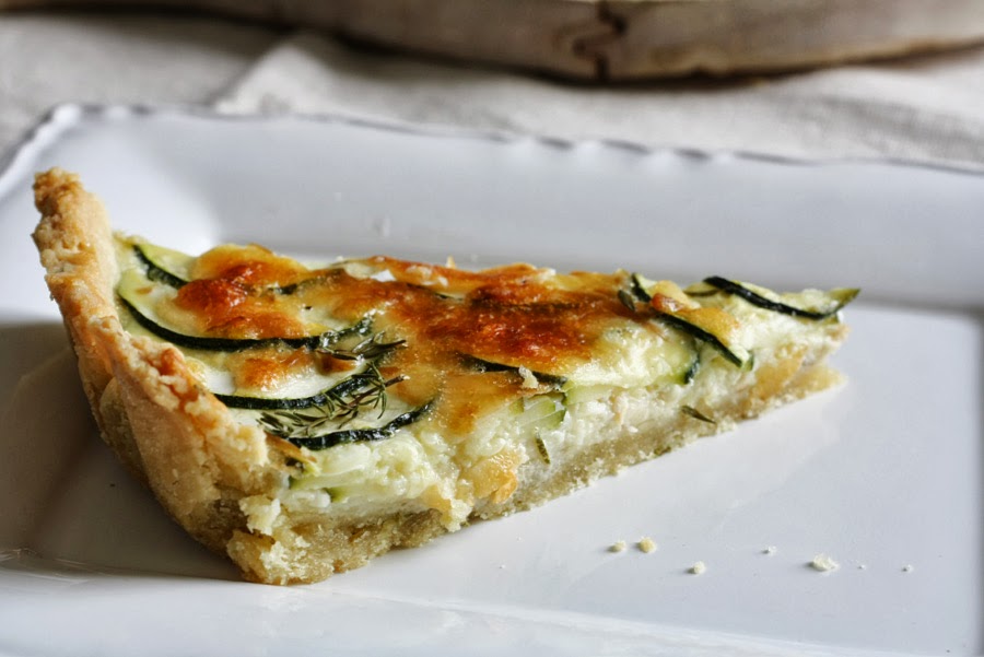 fetta crostata zucchine