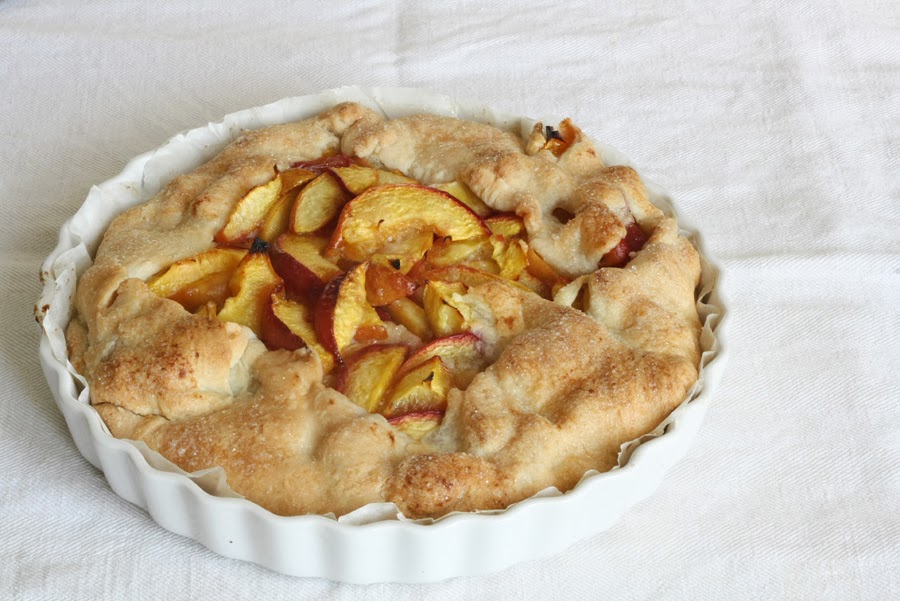 Galette alle pesche ricetta