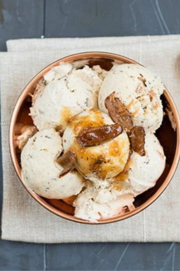 Gelato datteri rum