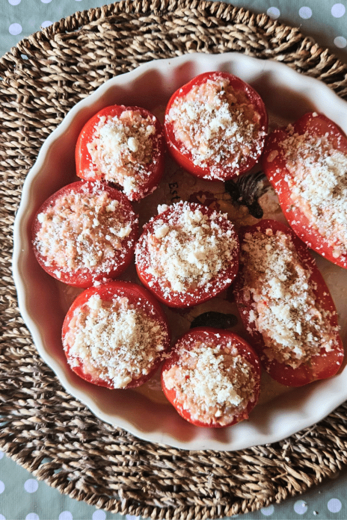 Gefüllte Tomaten mit Reis
