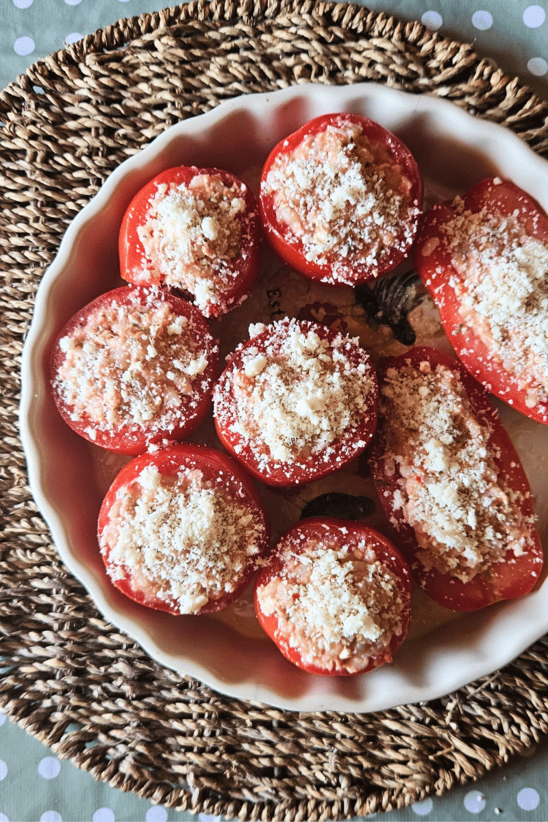 Gefüllte Tomaten mit Reis