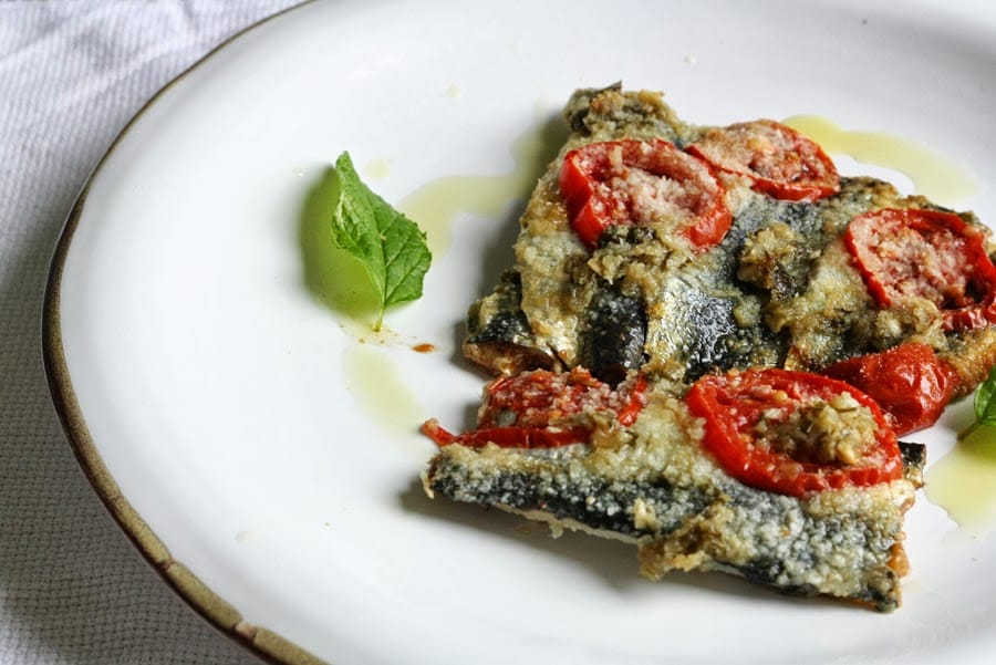 Sarde gratinate ricetta