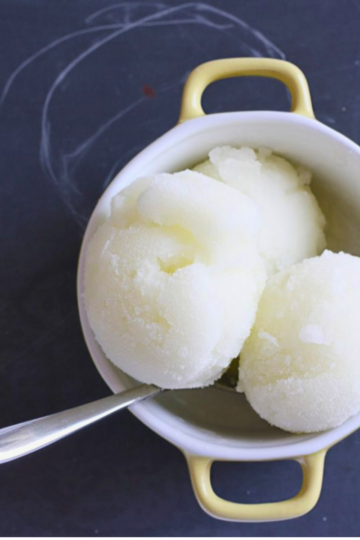 sorbetto melone moscato