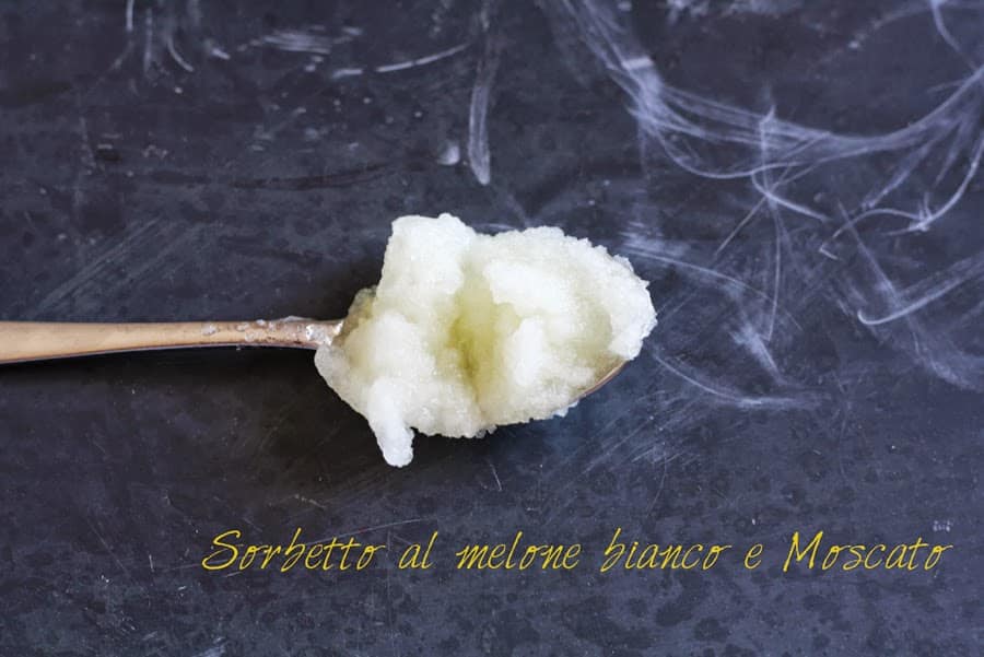 sorbetto melone ricetta