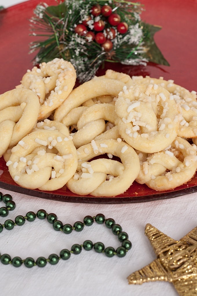 brezel dolci alla panna