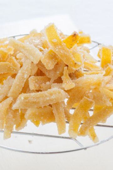 Scorzette di limone candite