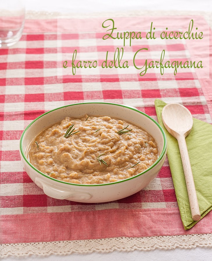 Zuppa di cicerchie e farro della Garfagnana
