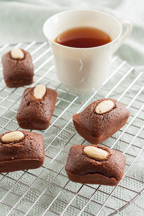 financier al cacao e farina di riso