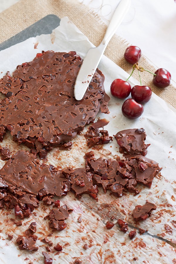 croccante di ciliege fresche