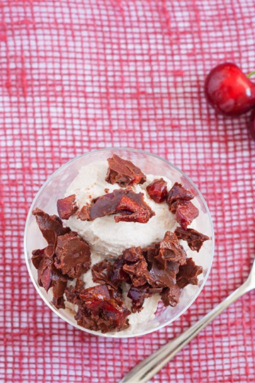 gelato al vino aleatico passito