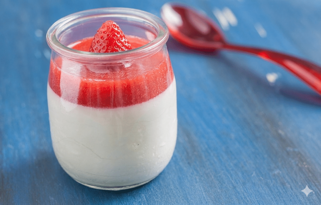 panna cotta camomilla