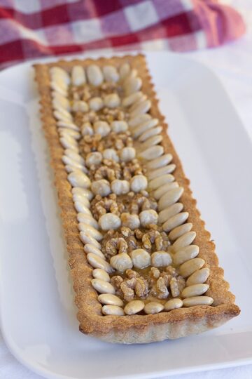 crostata farina farro e frutta secca