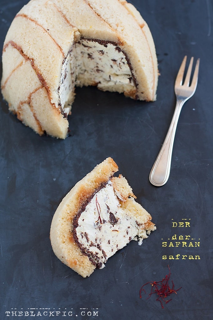 zuccotto mit safran