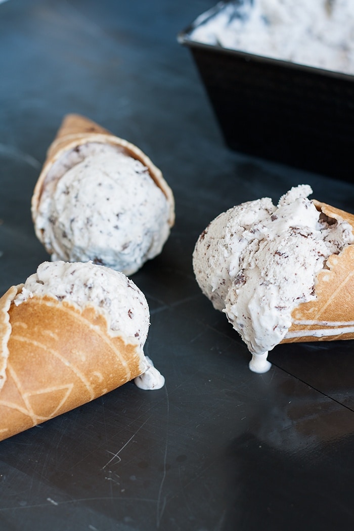 coni stracciatella al cocco