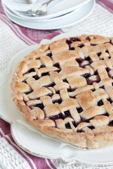 crostata di more selvatiche
