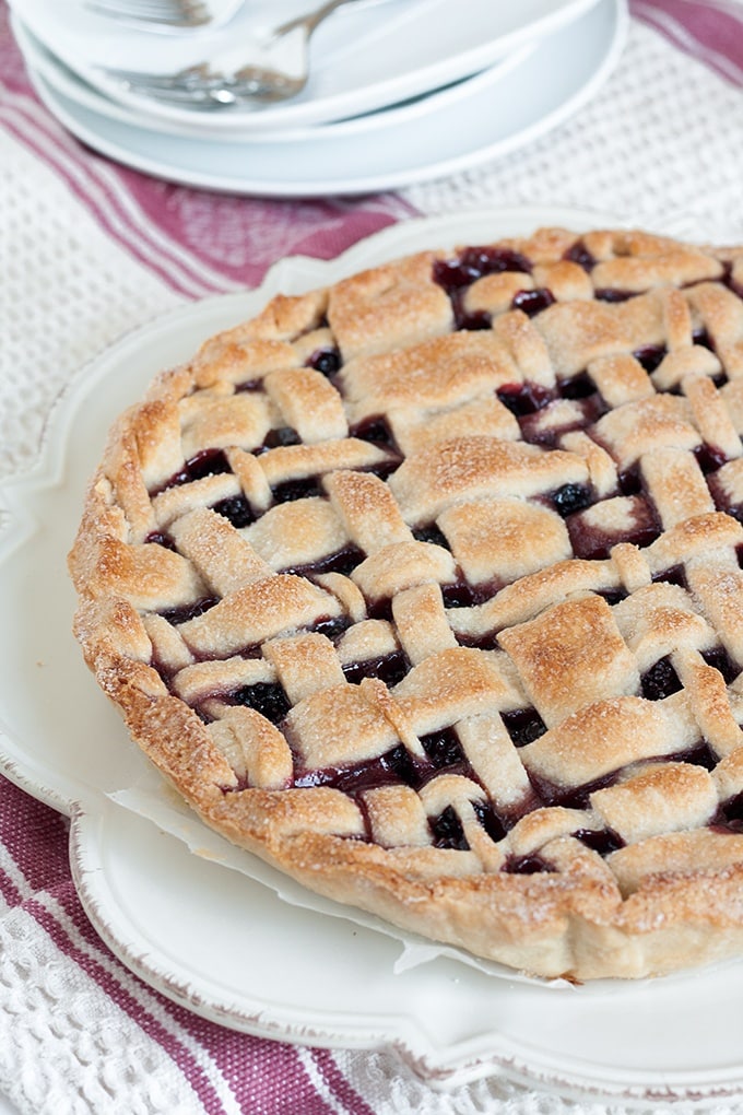 crostata di more selvatiche