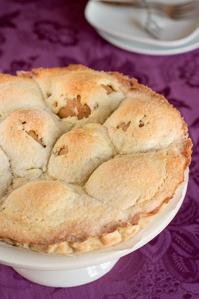 Crostata di pere al vino