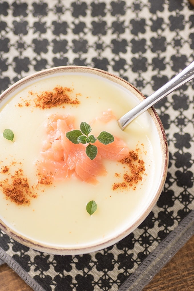 ricetta vellutata patate salmone