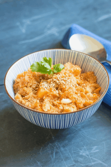 zuppa zucca amaranto