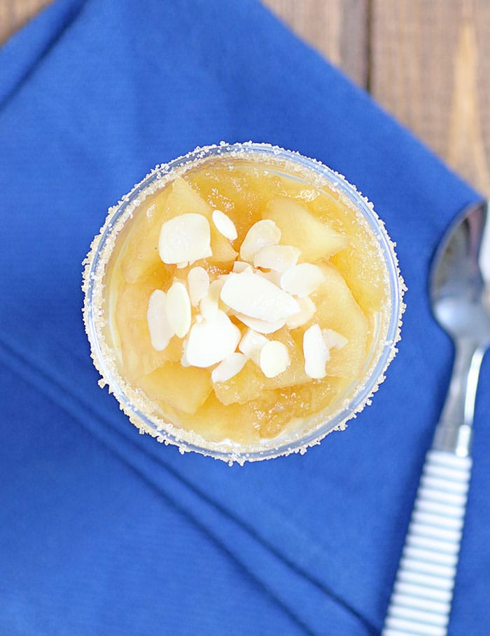 einfaches Ricotta Dessert mit Obst