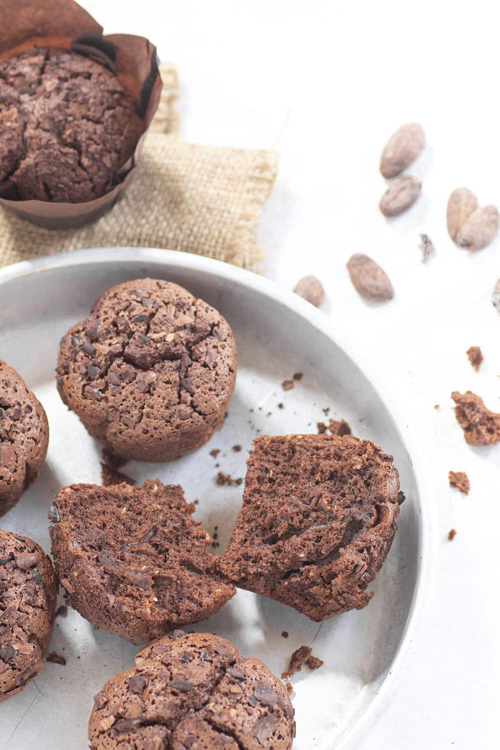 ricetta muffin cioccolato cocco fave