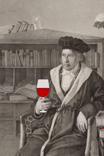 cosa beveva hegel vino