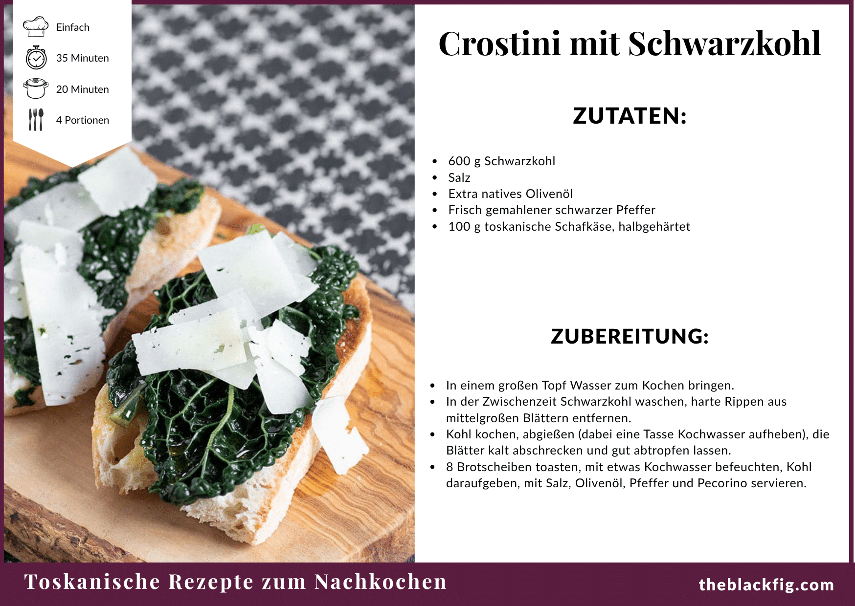 toskanische Rezepte zum Nachkochen crostini