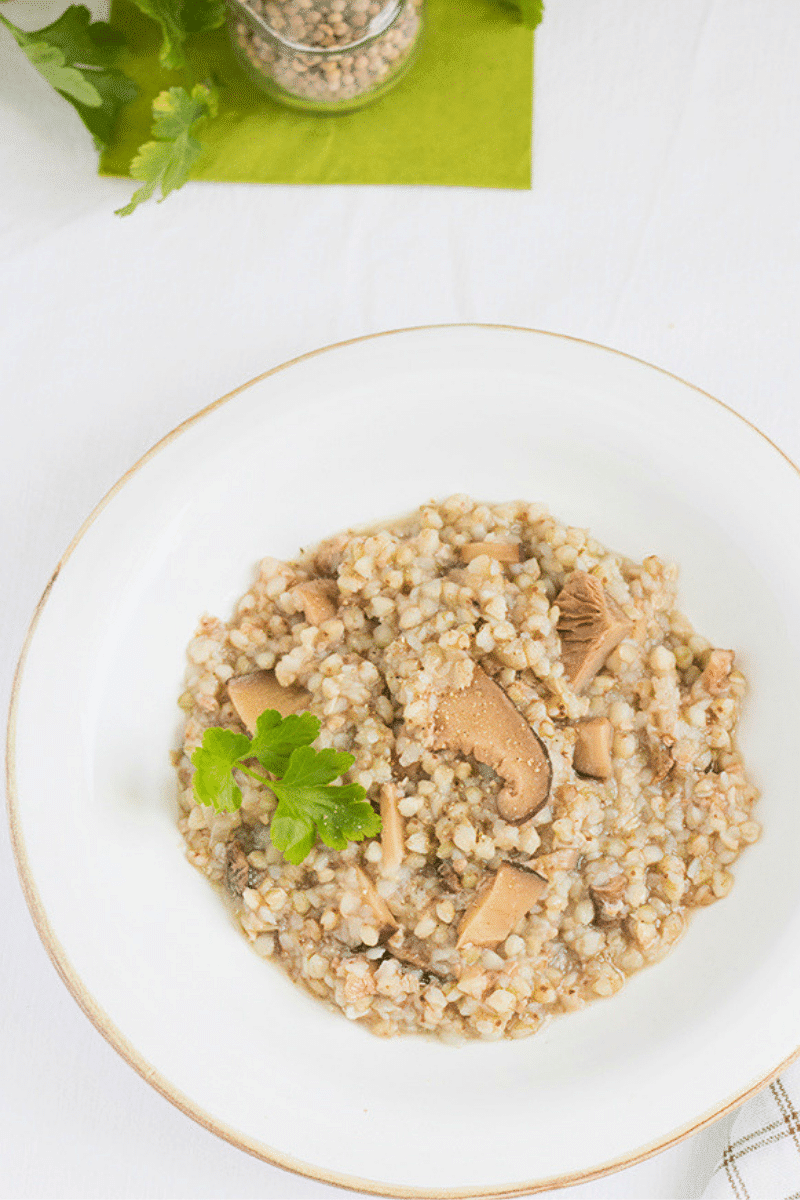Buchweizensuppe rezept mit Pilzen